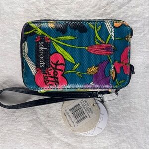 Sakroots Multicolor Floral Wristlet NWT